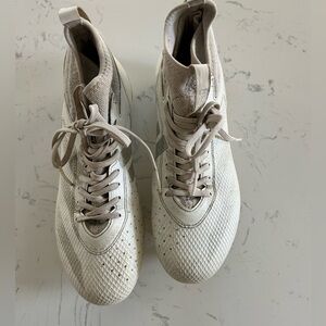 ADIDAS ADIZERO IMPACT Football Cleats White/Silver Men's Size 10